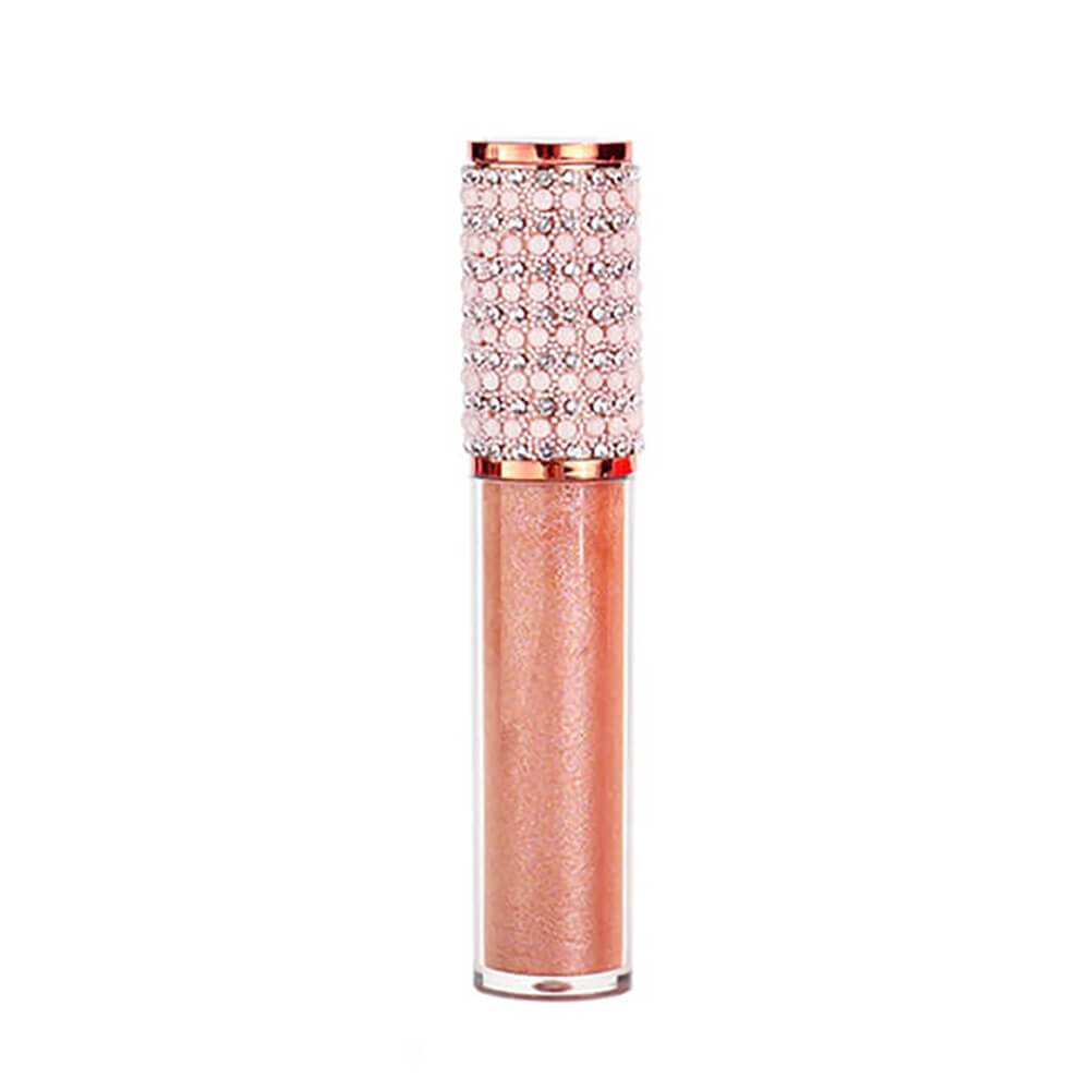 64 Color Lip Gloss Nude Waterproof High Pigmented Diamond Gold Tube