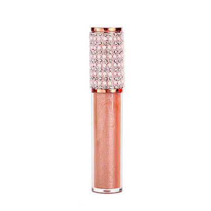 64 Color Lip Gloss Nude Waterproof High Pigmented Diamond Gold Tube