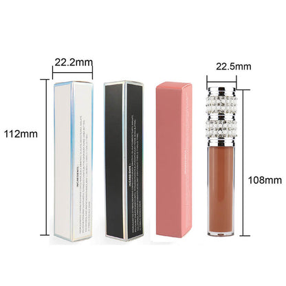 40 color lip gloss lip glaze nude vegan long lasting silver tube (color 01-30)
