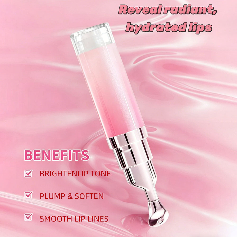 6-color Pressed Lip Gloss with Intensive Moisturizing Essence Hydrating Oil 8ml