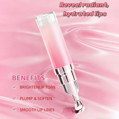 6-color Pressed Lip Gloss with Intensive Moisturizing Essence Hydrating Oil 8ml