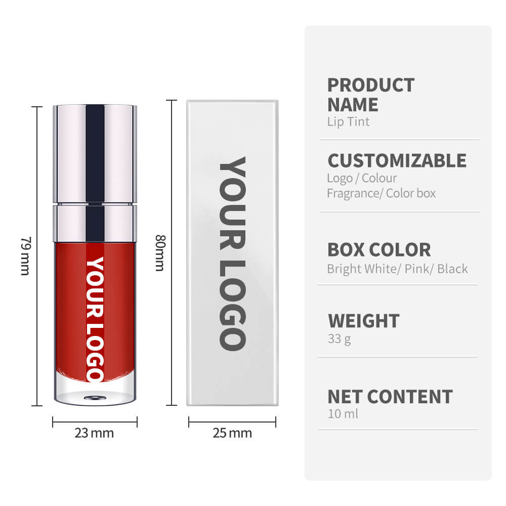 12-Color Layerable Lip Oil & Lip Gloss Waterproof Lip Tint Long Lasting