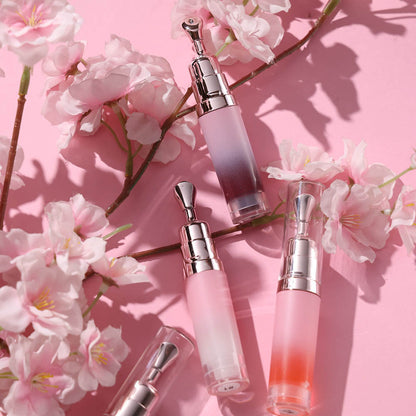 6-color Pressed Lip Gloss with Intensive Moisturizing Essence Hydrating Oil 8ml