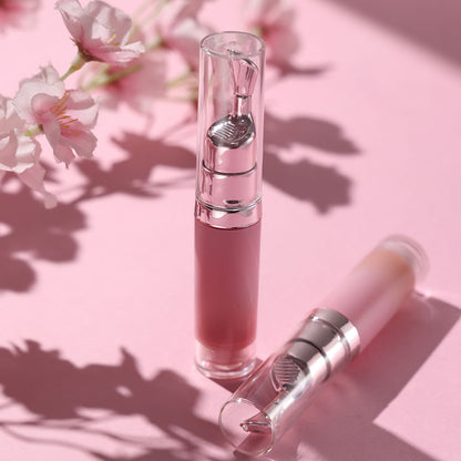 6-color Pressed Lip Gloss with Intensive Moisturizing Essence Hydrating Oil 8ml