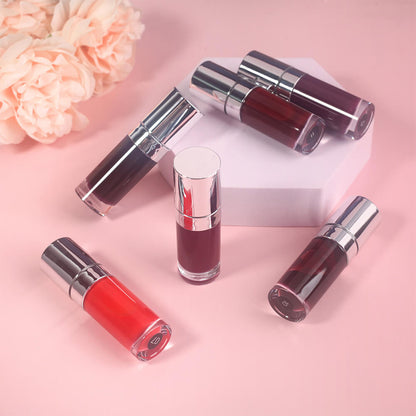12-Color Layerable Lip Oil & Lip Gloss Waterproof Lip Tint Long Lasting