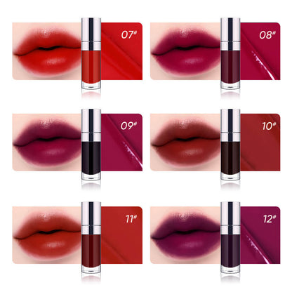 12-Color Layerable Lip Oil & Lip Gloss Waterproof Lip Tint Long Lasting