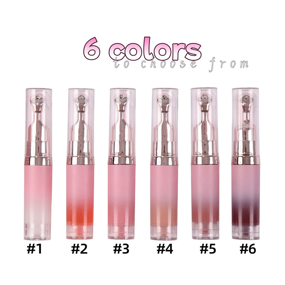 6-color Pressed Lip Gloss with Intensive Moisturizing Essence Hydrating Oil 8ml
