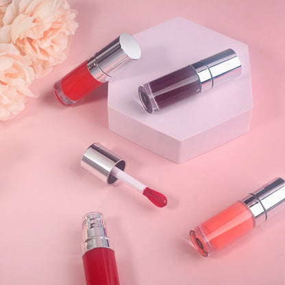 12-Color Layerable Lip Oil & Lip Gloss Waterproof Lip Tint Long Lasting