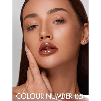 10 color lip gloss shiny lip oil moisturing durable lip care squeeze tube