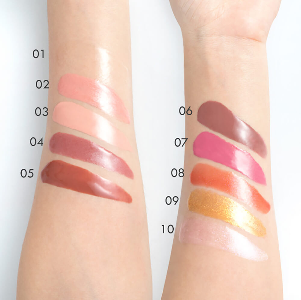 10 color lip gloss shiny lip oil moisturing durable lip care squeeze tube