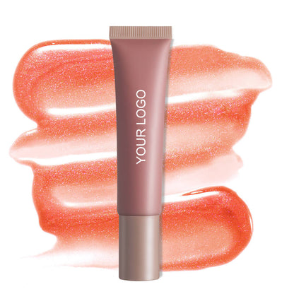 10 color lip gloss shiny lip oil moisturing durable lip care squeeze tube