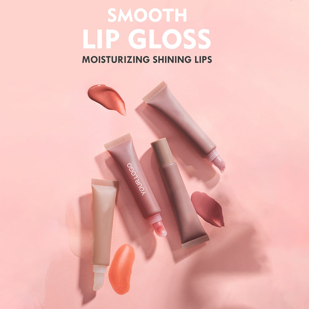 10 color lip gloss shiny lip oil moisturing durable lip care squeeze tube