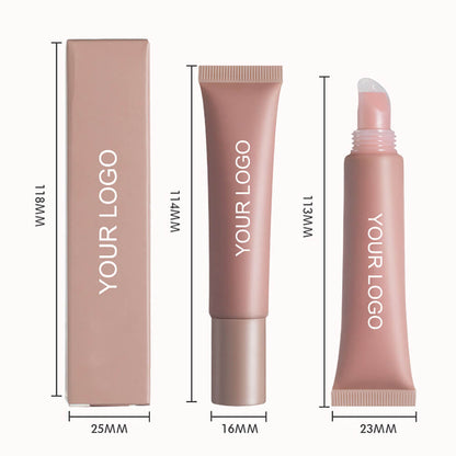 10 color lip gloss shiny lip oil moisturing durable lip care squeeze tube