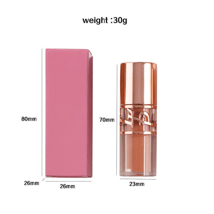 9-Shade Chocolate Lip Glaze Moisturizing Lip Gloss Non-Sticky Lip Oil