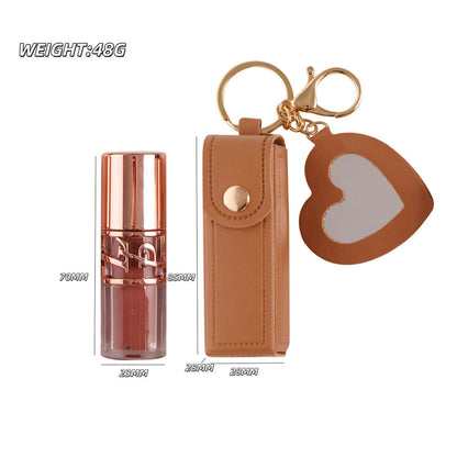 9-Shade Chocolate Lip Glaze Moisturizing Lip Gloss Non-Sticky Lip Oil