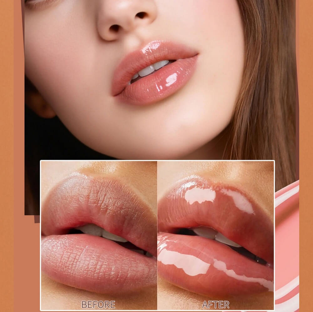 9-Shade Chocolate Lip Glaze Moisturizing Lip Gloss Non-Sticky Lip Oil