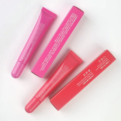 10 Shade Polypeptide Lip Tint Nude Lip Gloss Moisturizing Lip Oil Long Lasting 10Ml