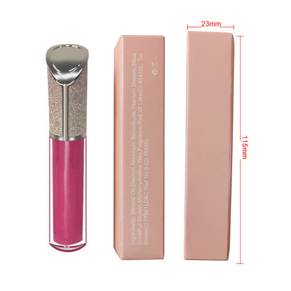 64 Color Lip Gloss Nude Moisturizing High Pigmented Beveled Diamond Tube