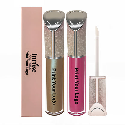 64 Color Lip Gloss Nude Moisturizing High Pigmented Beveled Diamond Tube