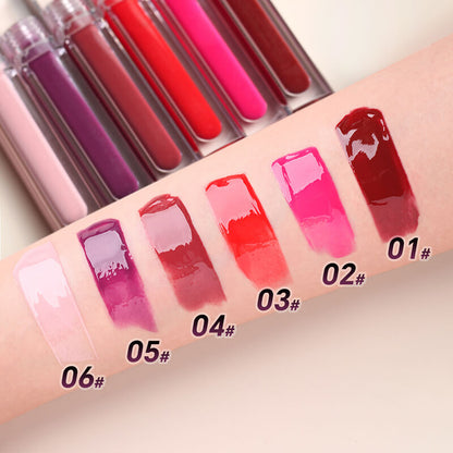 New 6 color lip gloss nude lip glaze long lasting high pigmented private label