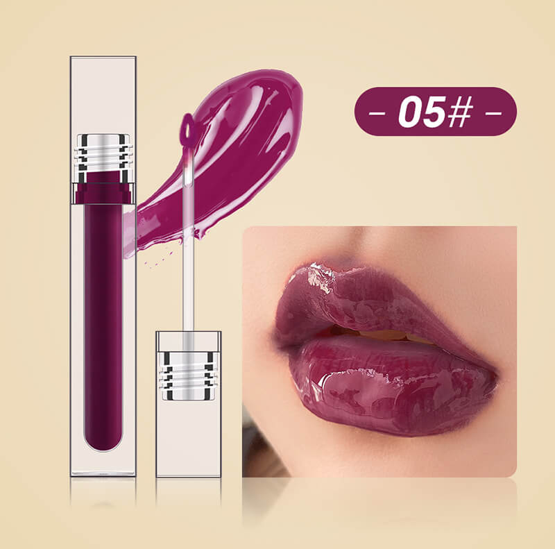 New 6 color lip gloss nude lip glaze long lasting high pigmented private label