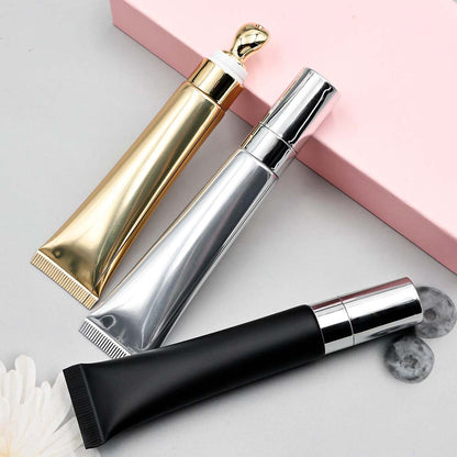 83-Color Warm Brown Lip Gloss Custom Nude Hydrating High Shine Massage Head