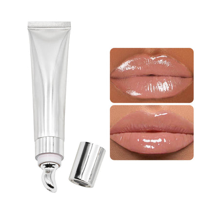 83-Color Warm Brown Lip Gloss Custom Nude Hydrating High Shine Massage Head