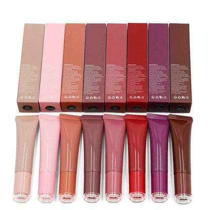 8 color lip plumping lip gloss moisturizing natural lip balm vegan cruelty free
