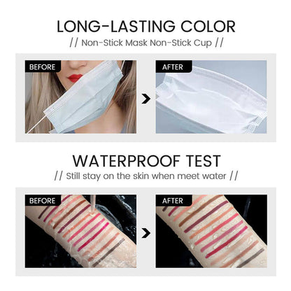 12 color lip liner matte lip line nude lip pencil waterproof long-lasting