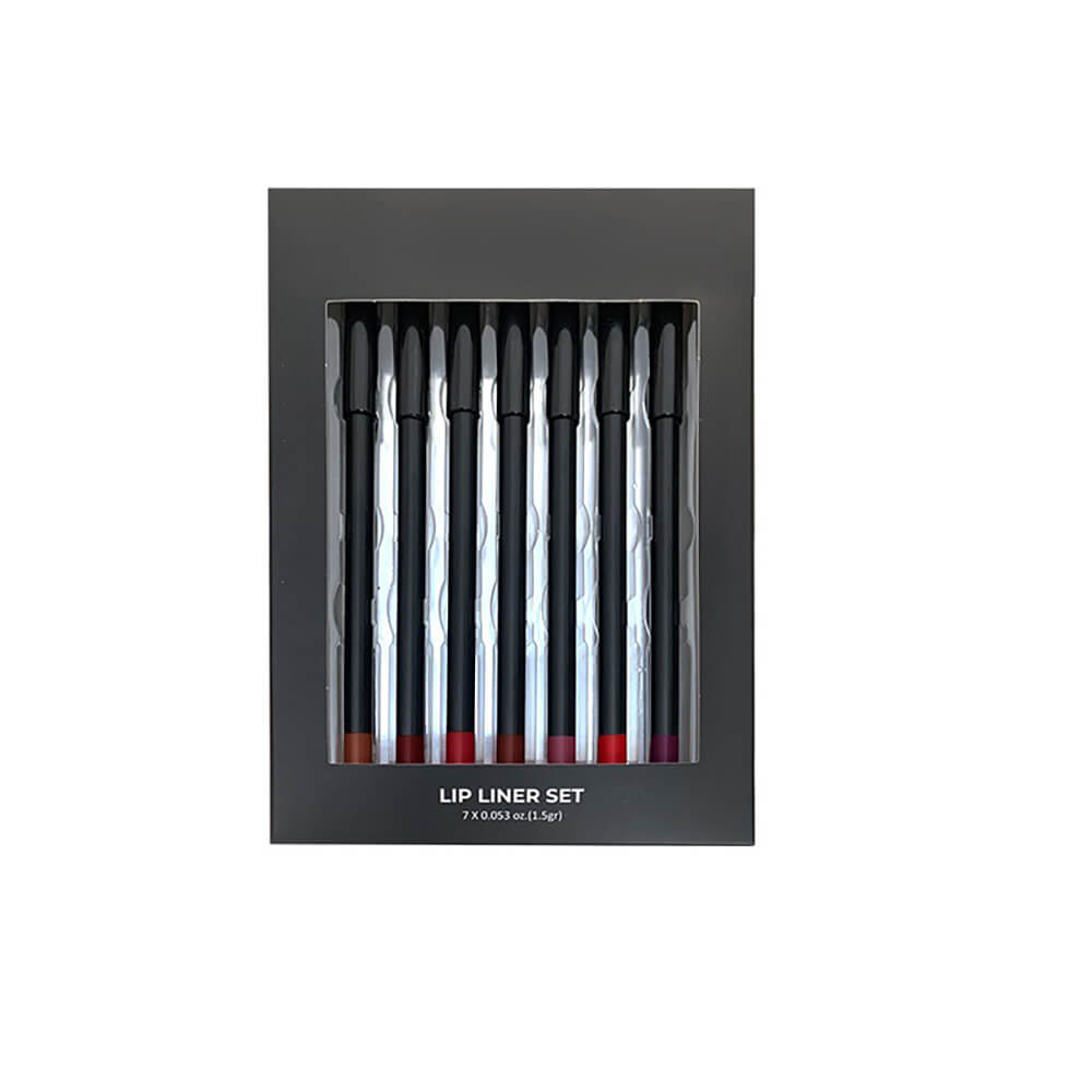 7-Piece Lip Kit Matte Lip Liner & Lipstick Set Waterproof Long Lasting Vegan