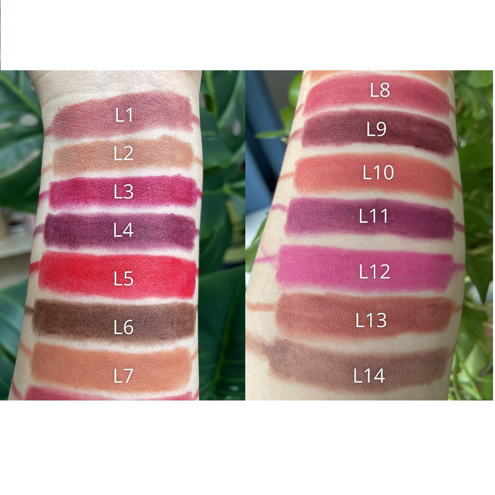 7-Piece Lip Kit Matte Lip Liner & Lipstick Set Waterproof Long Lasting Vegan