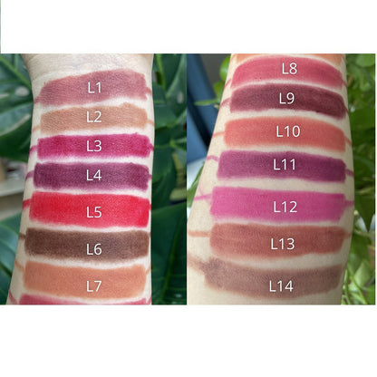 7-Piece Lip Kit Matte Lip Liner & Lipstick Set Waterproof Long Lasting Vegan