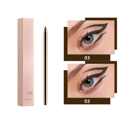 4 color eyeliner gel eye line pen automatic extendable waterproof long-lasting