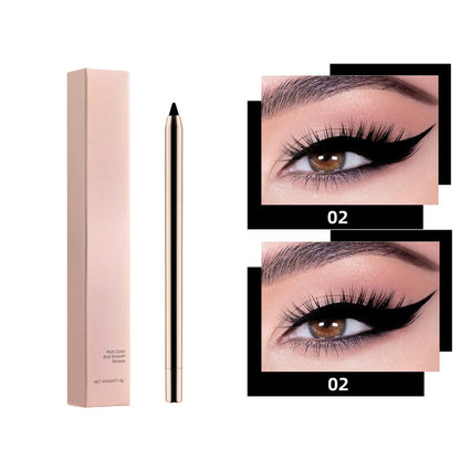 4 color eyeliner gel eye line pen automatic extendable waterproof long-lasting