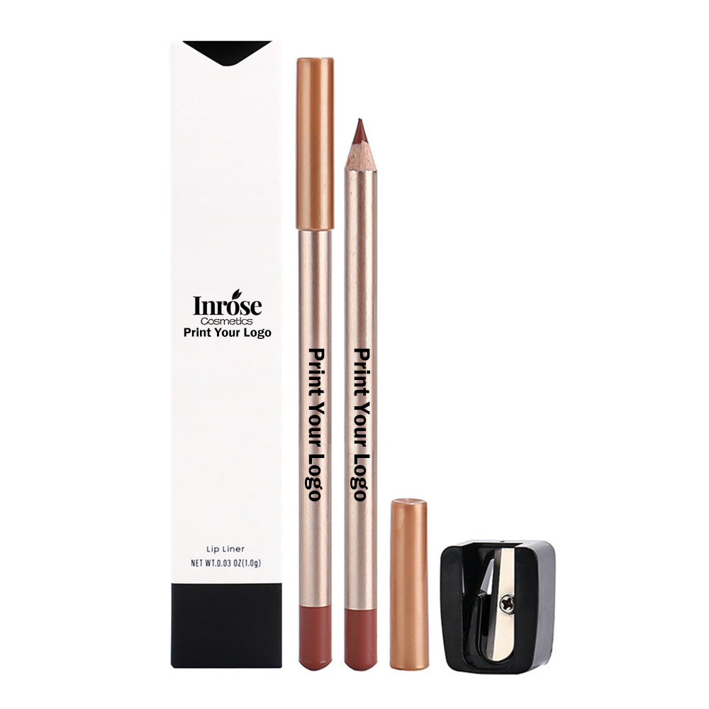 13 Color Matte Lip Liner Nude Wooden Lipstick Waterproof Long-Lasting Vegan