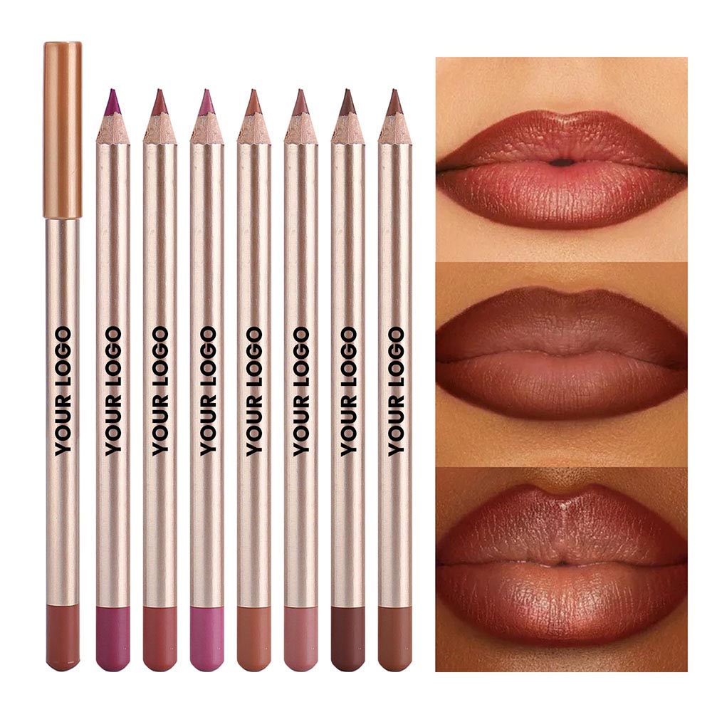 13 Color Matte Lip Liner Nude Wooden Lipstick Waterproof Long-Lasting Vegan