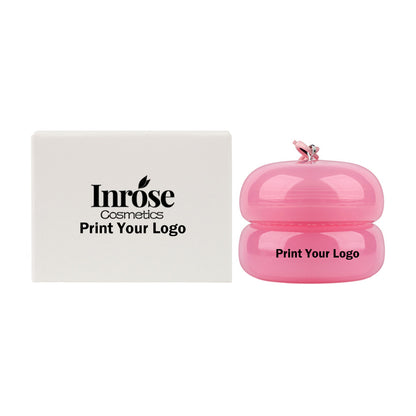 5 Flavors Cute Lip Mask Jar Charm Keychain Lip Cream Moisturizing Fruit Lip Care