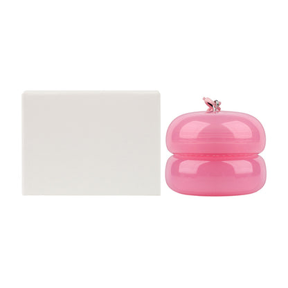 5 Flavors Cute Lip Mask Jar Charm Keychain Lip Cream Moisturizing Fruit Lip Care