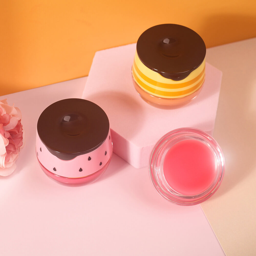 2 Flavors Lip Mask Honey Strawberry Lip Cream Fades Lip Lines Moisturizing