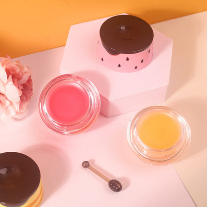 2 Flavors Lip Mask Honey Strawberry Lip Cream Fades Lip Lines Moisturizing