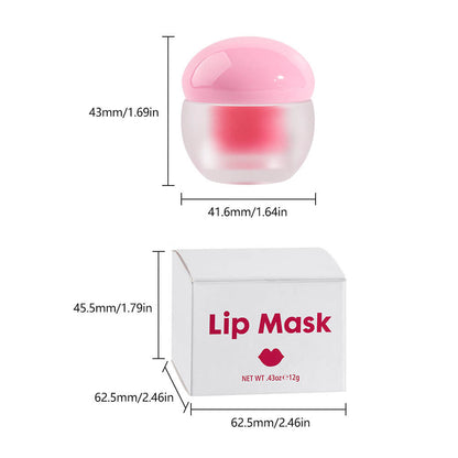 3 Scents Lip Mask Exfoliating Line-Smooth Anti-Cracking Nourish Moisturizing