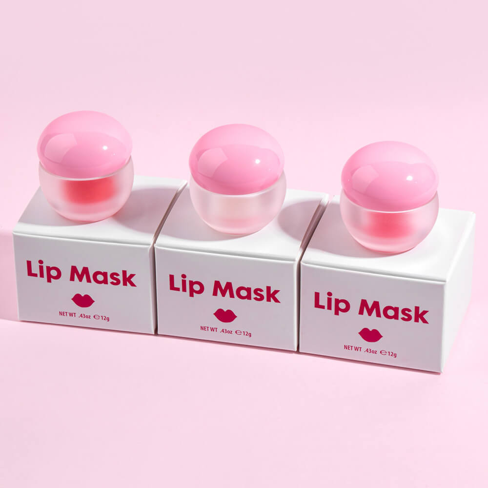 3 Scents Lip Mask Exfoliating Line-Smooth Anti-Cracking Nourish Moisturizing