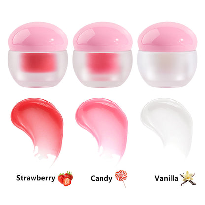 3 Scents Lip Mask Exfoliating Line-Smooth Anti-Cracking Nourish Moisturizing