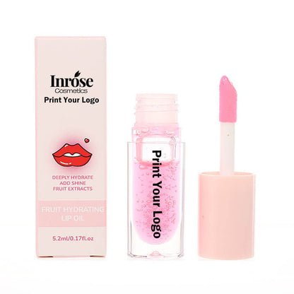 5 colors fruity lip oil moisturizing lip balm lip plumping oil vegan