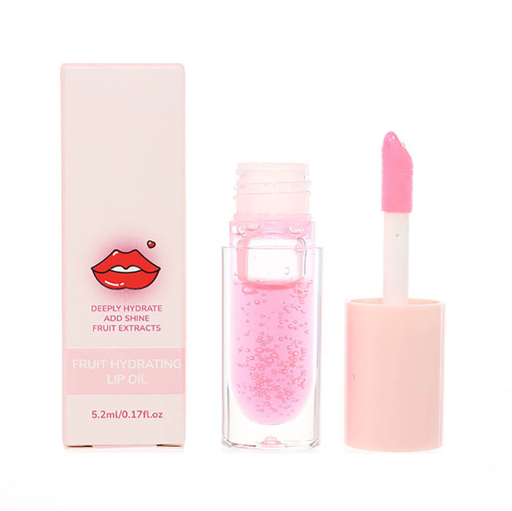 5 colors fruity lip oil moisturizing lip balm lip plumping oil vegan