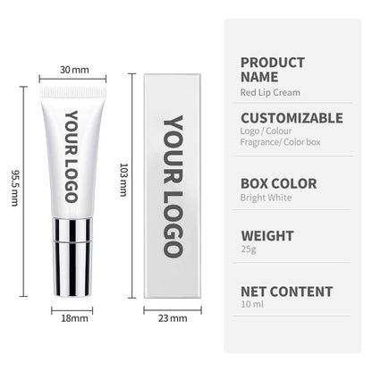 2-Color Melatonin Lip Cream Niacinamide Enhances Natural Redness Lip Gloss