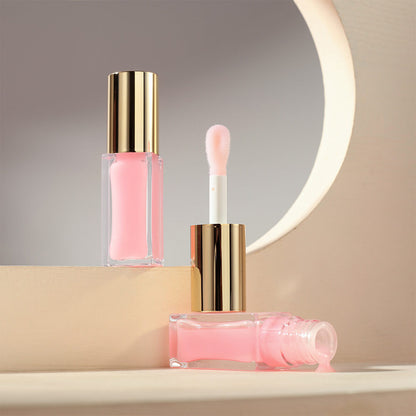 Collagen Infused Lip Serum Plumping Lip Gloss Hydrating Gel Line Smoothing