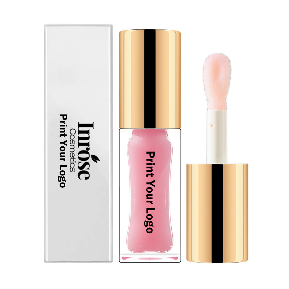 Collagen Infused Lip Serum Plumping Lip Gloss Hydrating Gel Line Smoothing
