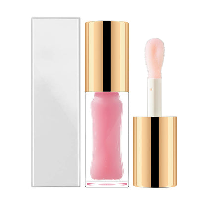 Collagen Infused Lip Serum Plumping Lip Gloss Hydrating Gel Line Smoothing