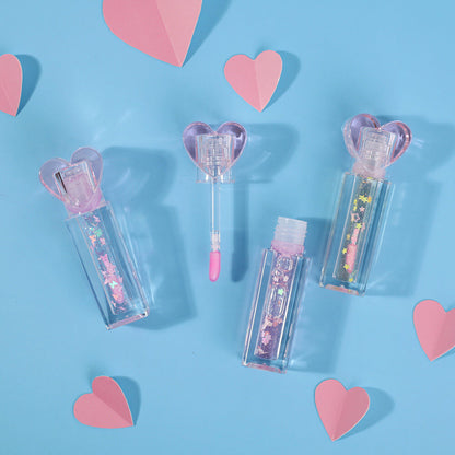 6-Shade Color-Changing Lip Oil Shimmer Vanilla-Infused Moisturizing Lip Balm
